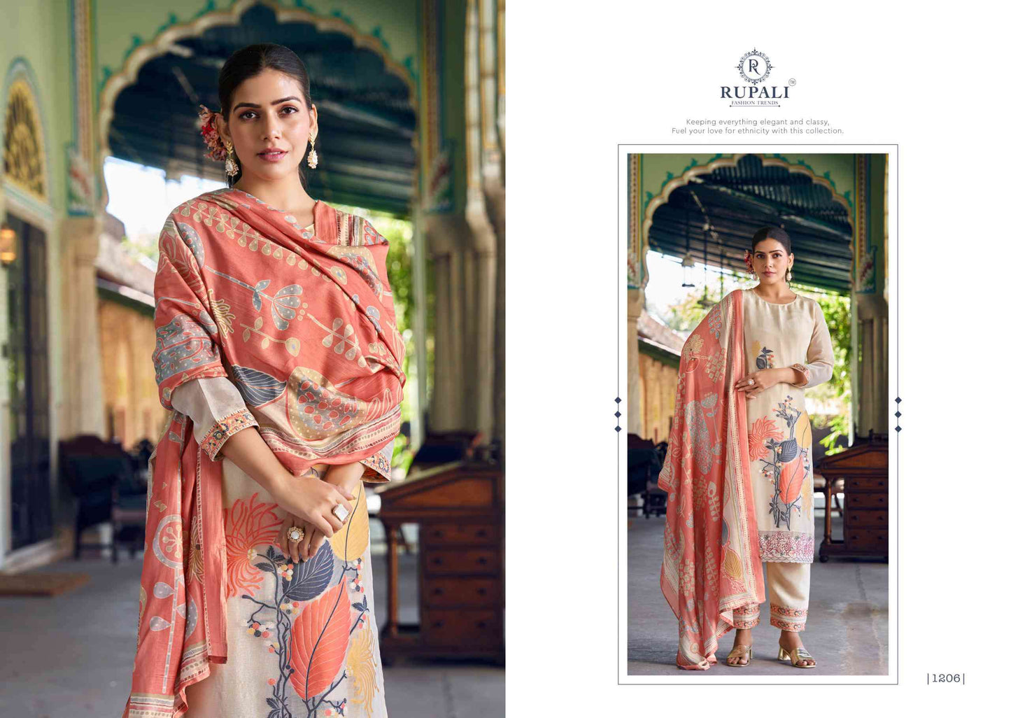 Rupali Fashion Anahira Designer Summer Jacquard Dress Material