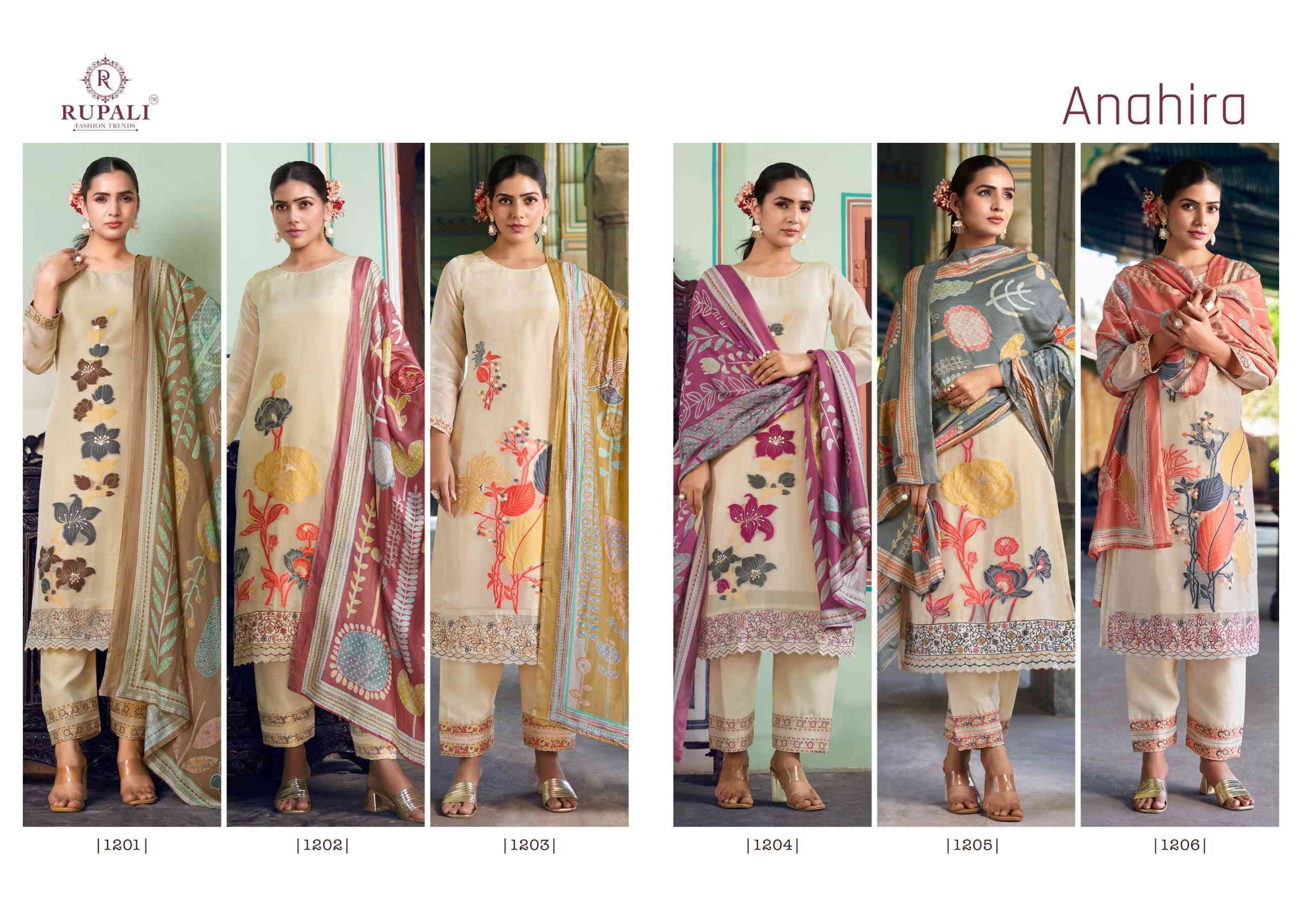 Rupali Fashion Anahira Designer Summer Jacquard Dress Material