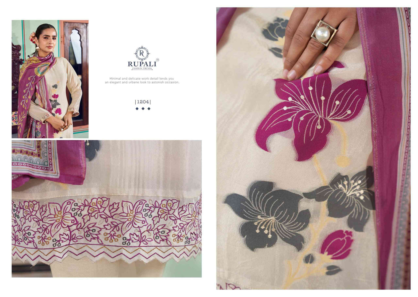 Rupali Fashion Anahira Designer Summer Jacquard Dress Material