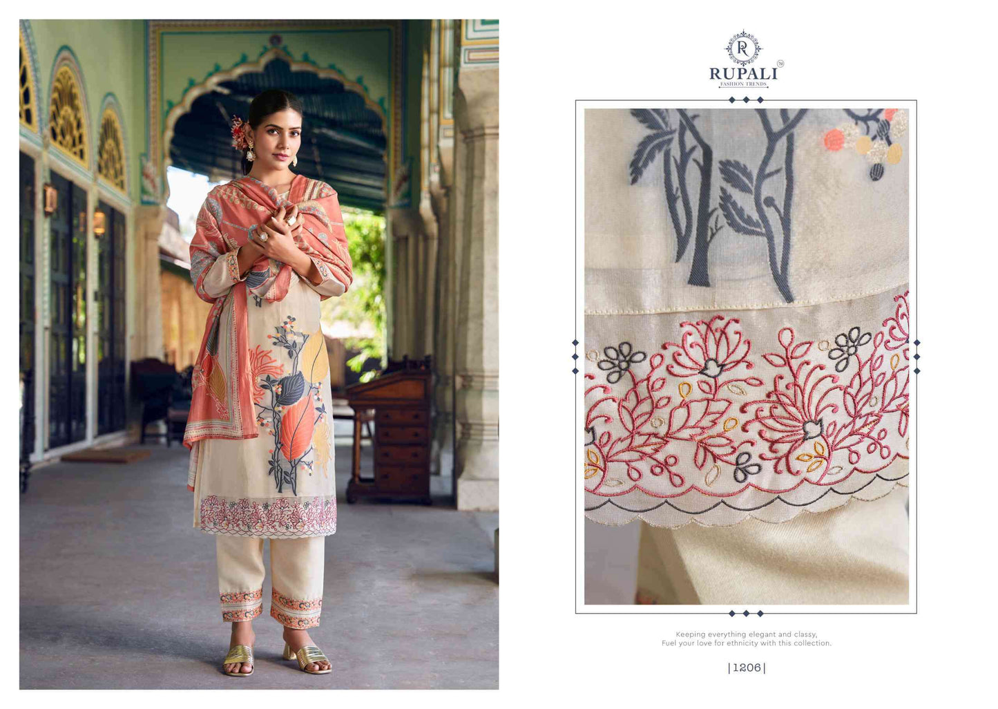 Rupali Fashion Anahira Designer Summer Jacquard Dress Material