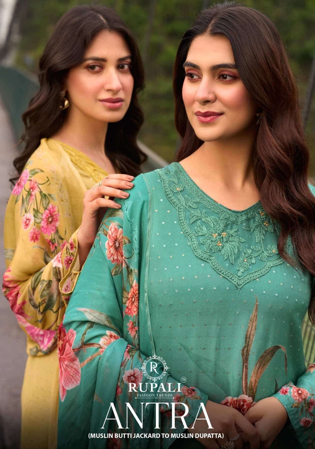Rupali Fashion Antra Muslin Silk Dress Material - Amrah Wholesale