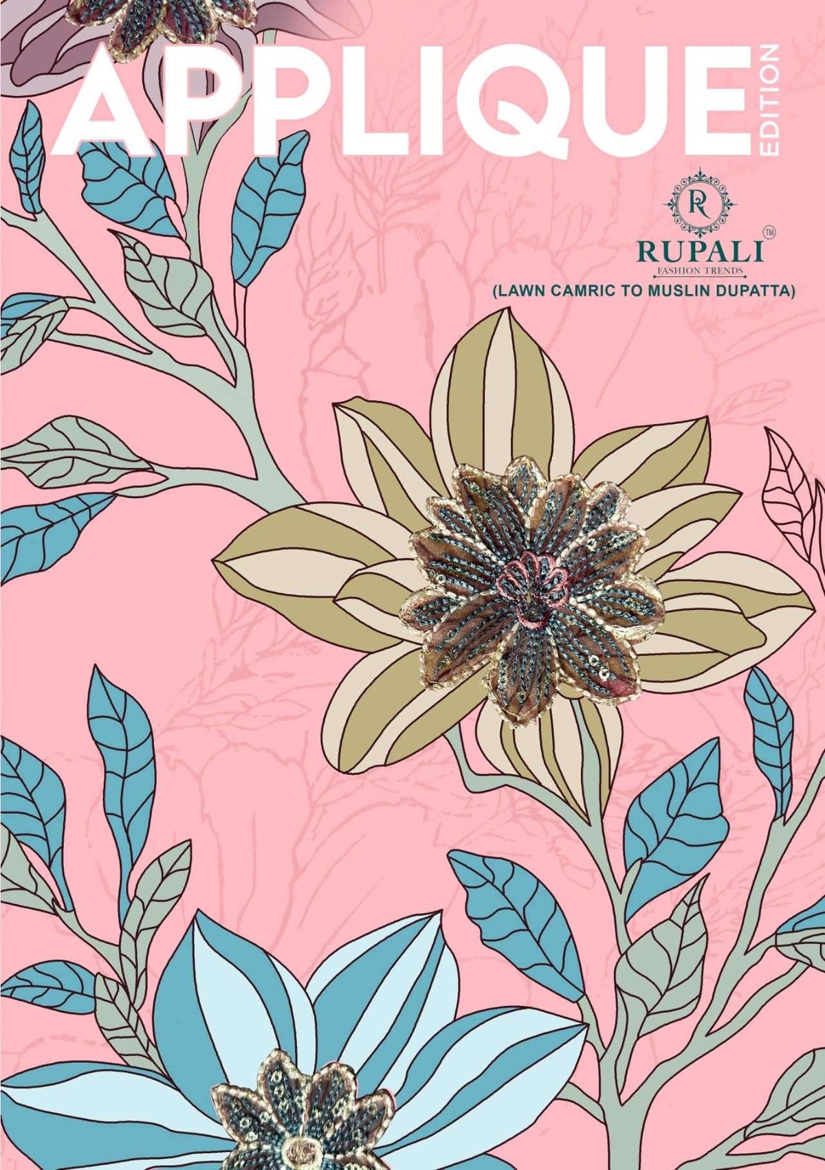 Rupali Fashion Applique Edition Pure Cotton Dress Material - Amrah Wholesale