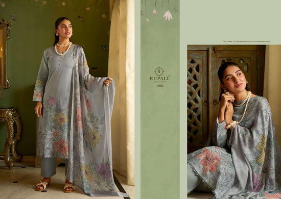 Rupali Fashion Applique Edition Pure Cotton Dress Material - Amrah Wholesale
