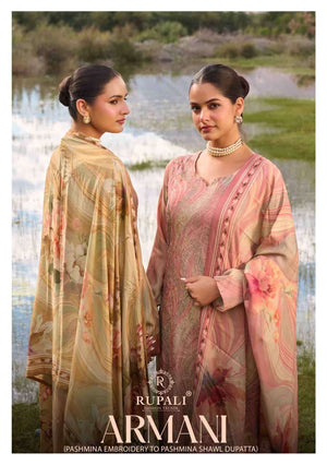 Rupali Fashion Armani Fancy Pashmina Dress Material