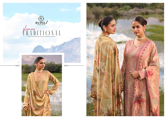 Rupali Fashion Armani Fancy Pashmina Dress Material