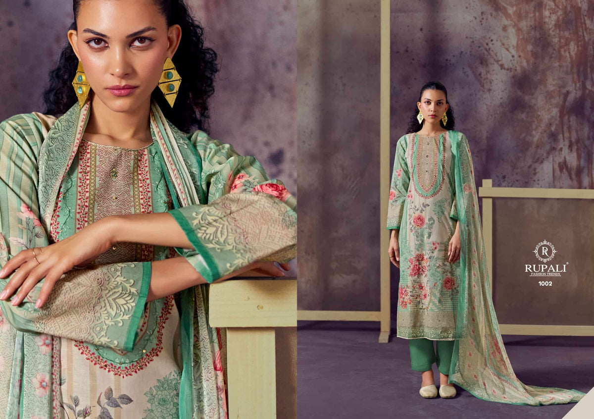 Rupali Fashion Ayanna Dress Material - Amrah Wholesale