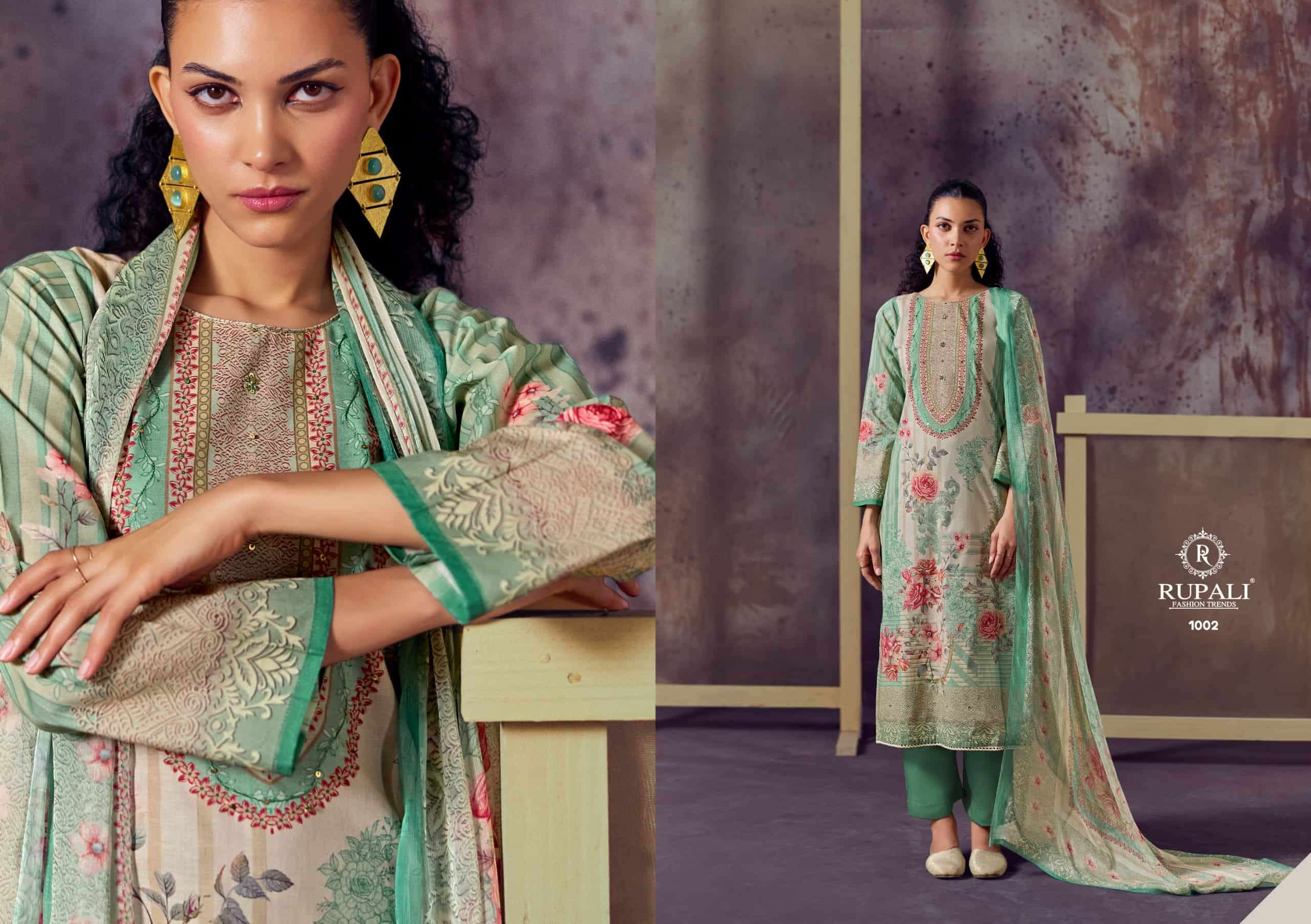 Rupali Fashion Ayanna Dress Material - Amrah Wholesale