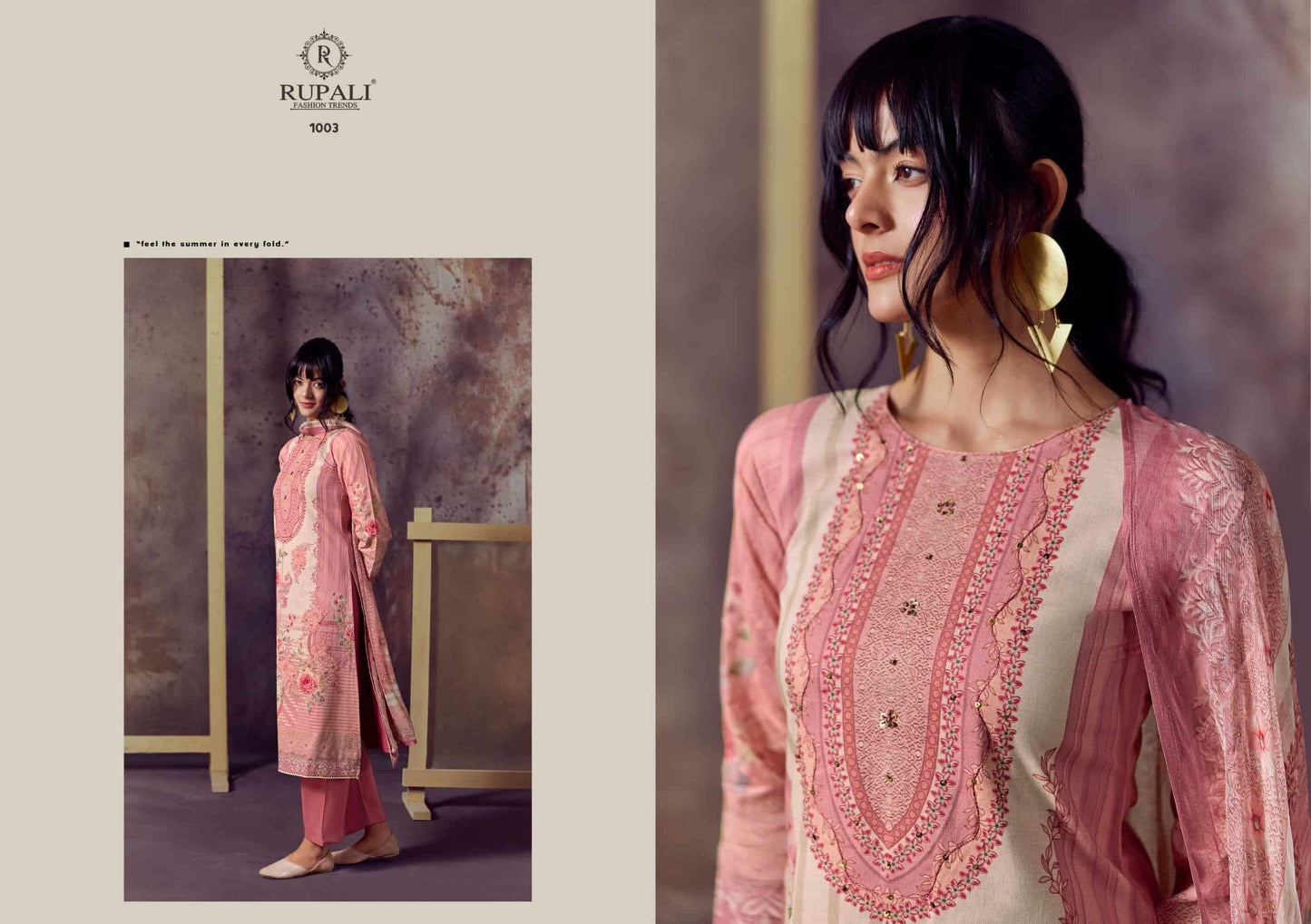 Rupali Fashion Ayanna Dress Material - Amrah Wholesale