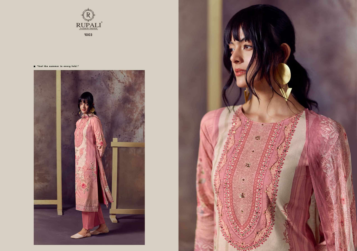 Rupali Fashion Ayanna Dress Material - Amrah Wholesale