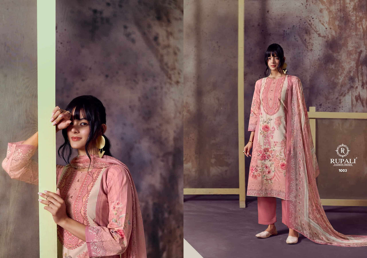 Rupali Fashion Ayanna Dress Material - Amrah Wholesale