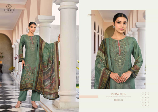 Rupali Fashion Dhriti Vol 2 Pure Viscose Pashmina Shimmer Digital Printed Dress Material