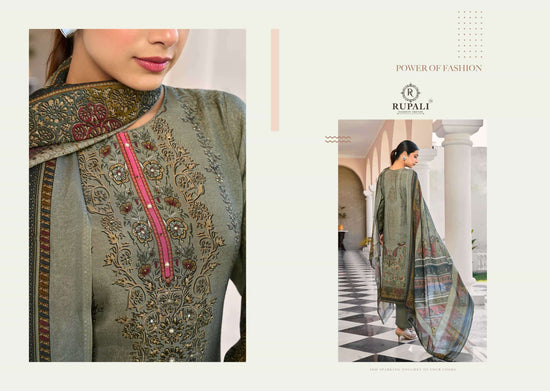 Rupali Fashion Dhriti Vol 2 Pure Viscose Pashmina Shimmer Digital Printed Dress Material