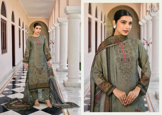 Rupali Fashion Dhriti Vol 2 Pure Viscose Pashmina Shimmer Digital Printed Dress Material