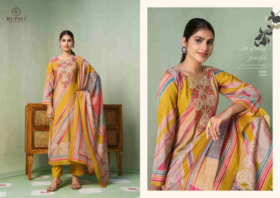 Rupali Fashion Dhwani Muslin Digital Printed Dress Material - Amrah Wholesale