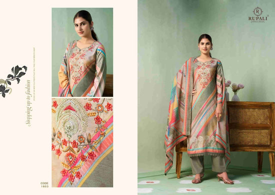 Rupali Fashion Dhwani Muslin Digital Printed Dress Material - Amrah Wholesale