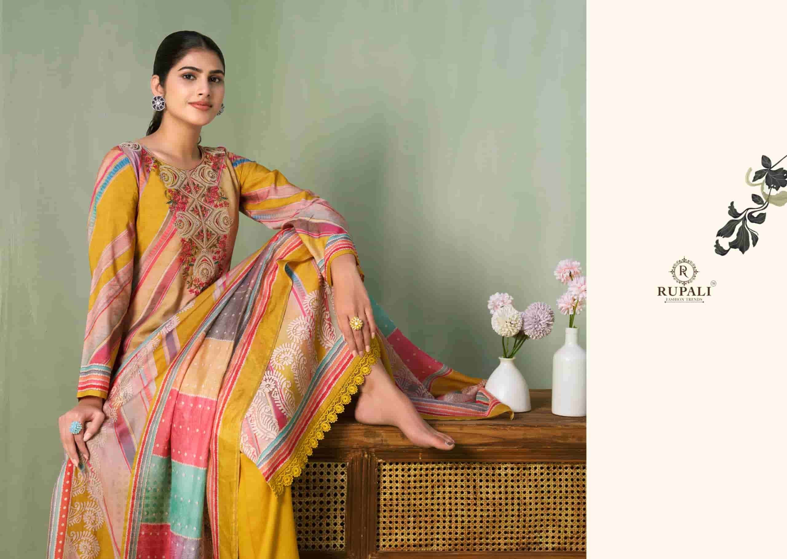 Rupali Fashion Dhwani Muslin Digital Printed Dress Material