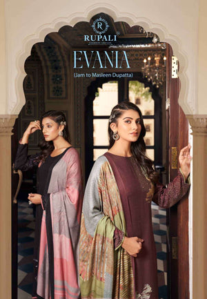 Rupali Fashion Evania Jaam Satin Designer Dress Material - Amrah Wholesale