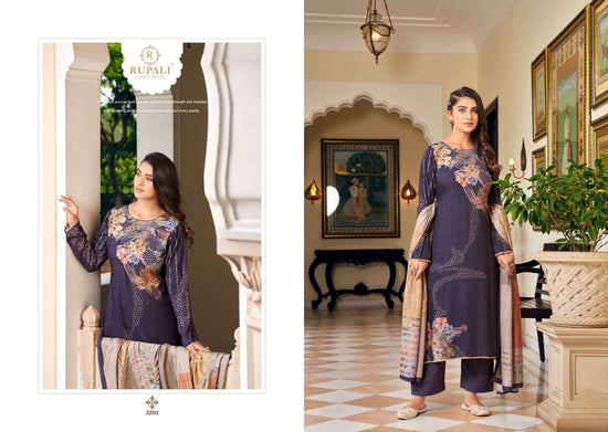 Rupali Fashion Evania Jaam Satin Designer Dress Material