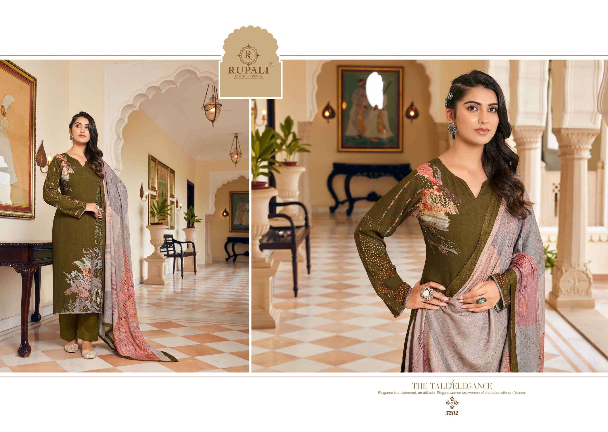Rupali Fashion Evania Jaam Satin Designer Dress Material