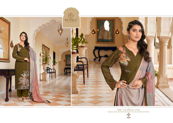 Rupali Fashion Evania Jaam Satin Designer Dress Material