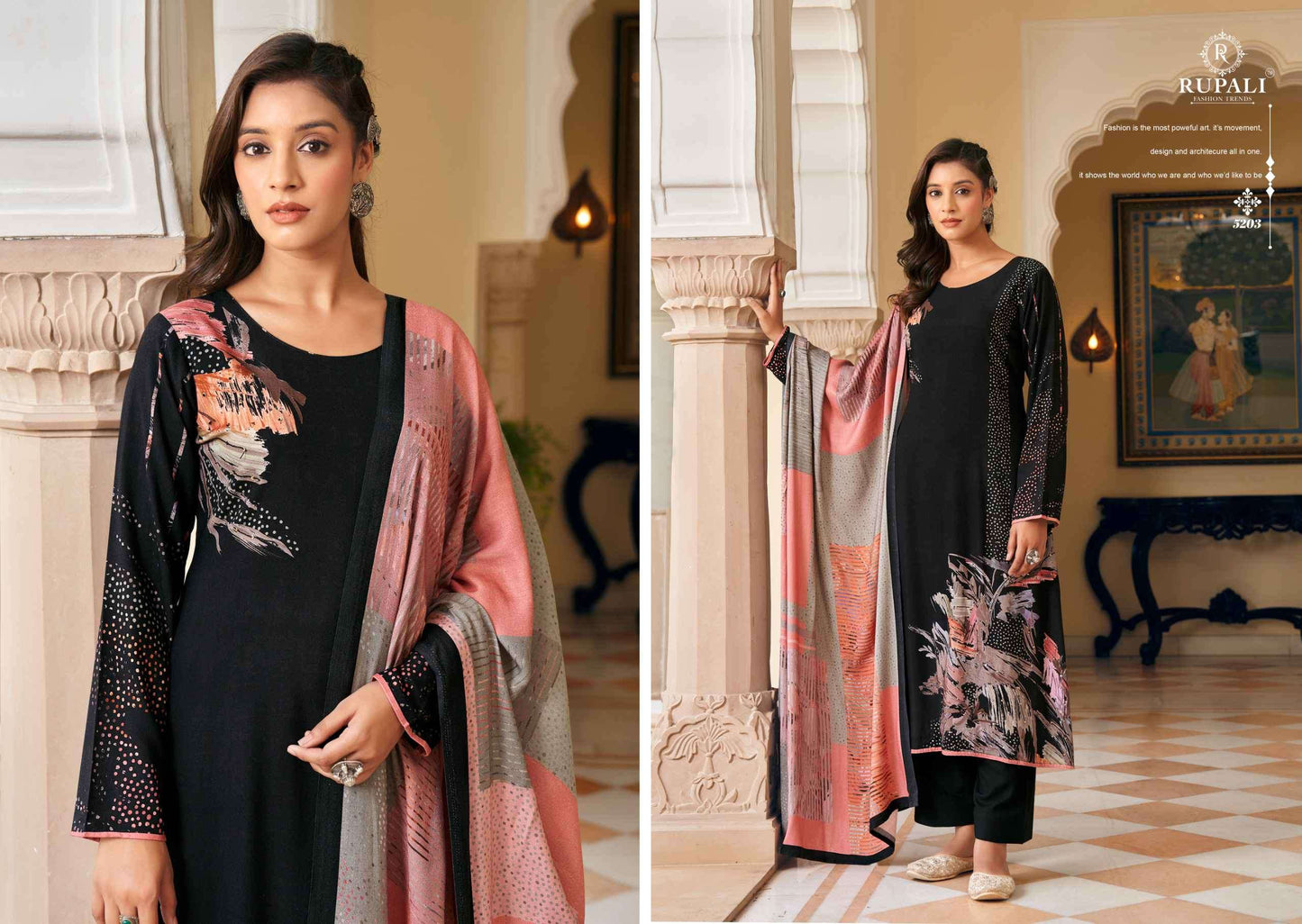 Rupali Fashion Evania Jaam Satin Designer Dress Material