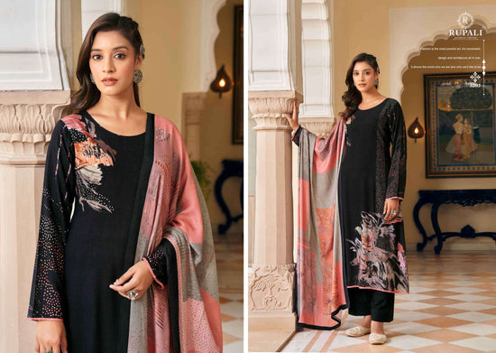 Rupali Fashion Evania Jaam Satin Designer Dress Material
