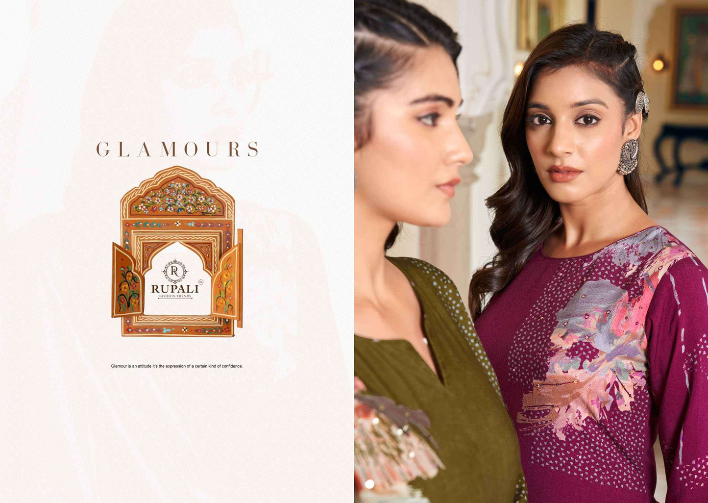 Rupali Fashion Evania Jaam Satin Designer Dress Material
