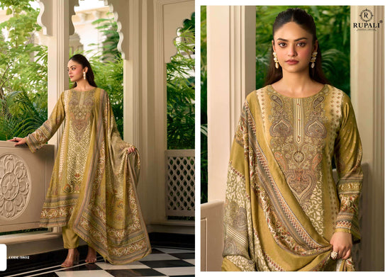 Rupali Fashion Farishta Viscose Muslin Dress Material