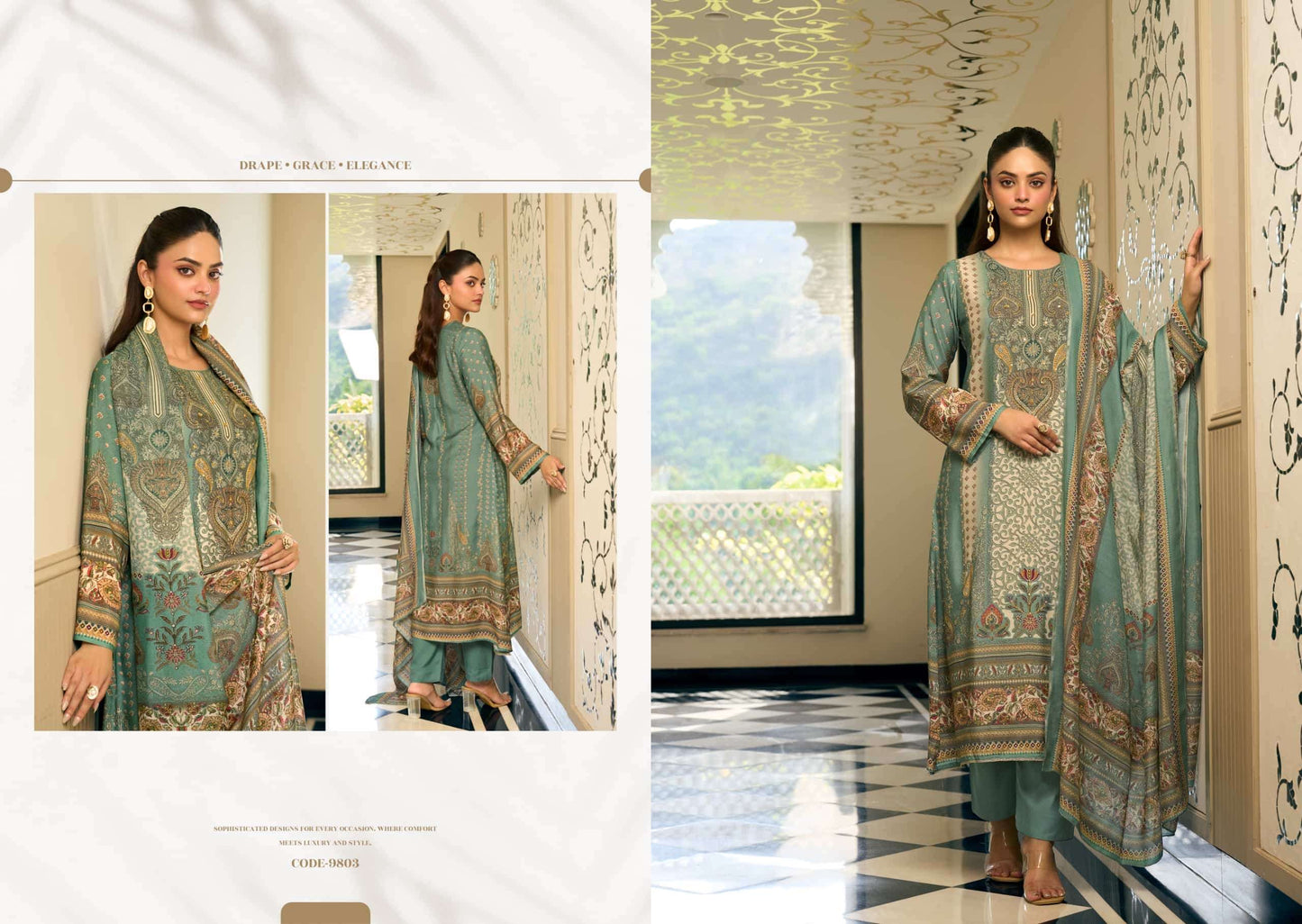 Rupali Fashion Farishta Viscose Muslin Dress Material