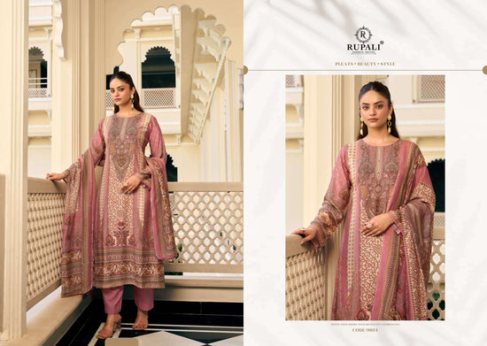 Rupali Fashion Farishta Viscose Muslin Dress Material