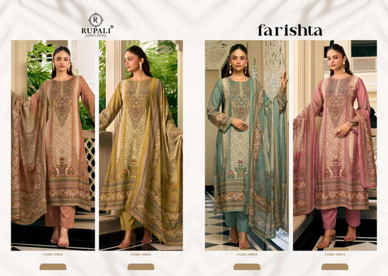 Rupali Fashion Farishta Viscose Muslin Dress Material