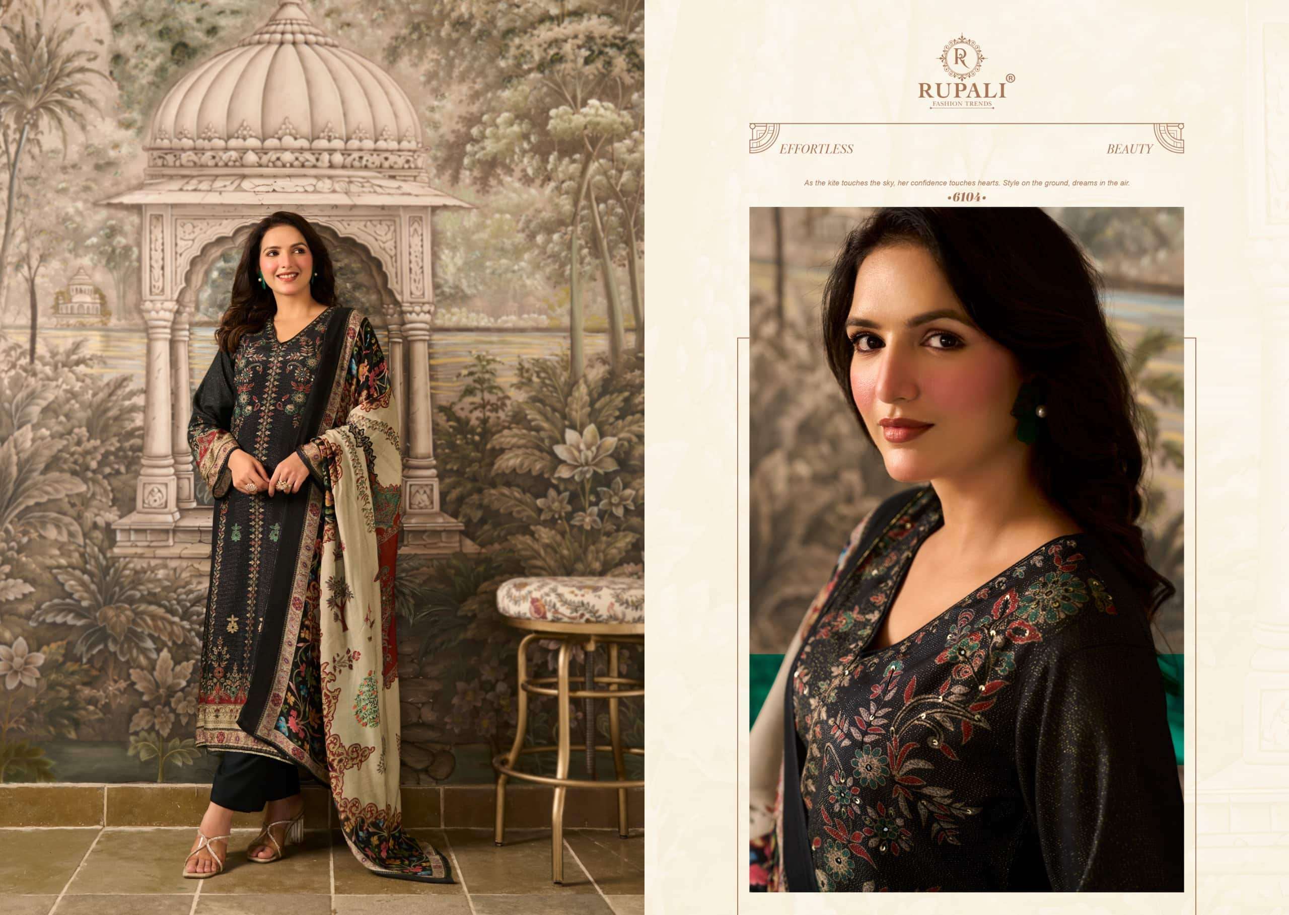 Rupali Fashion Husn Pari Pure Viscose Muslin Dress Material
