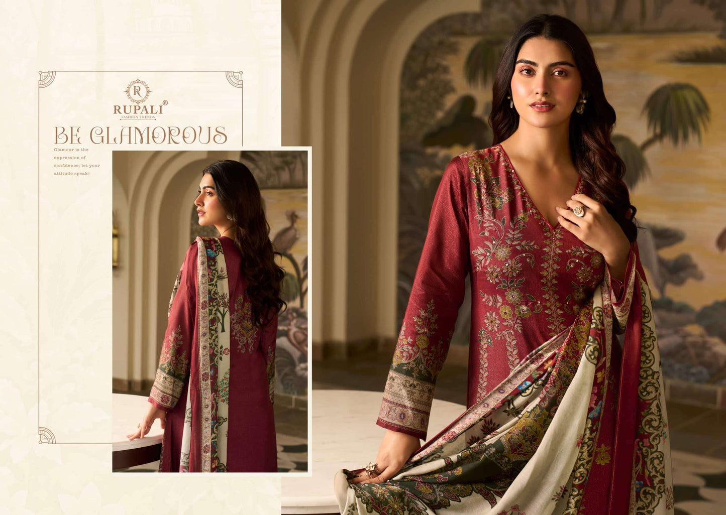 Rupali Fashion Husn Pari Pure Viscose Muslin Dress Material