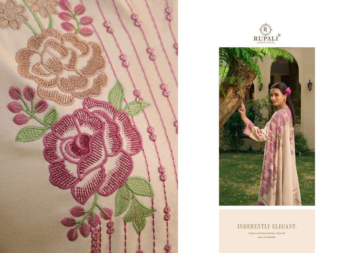 Rupali Fashion Kritika Pashmina Digital Printed Dress Material