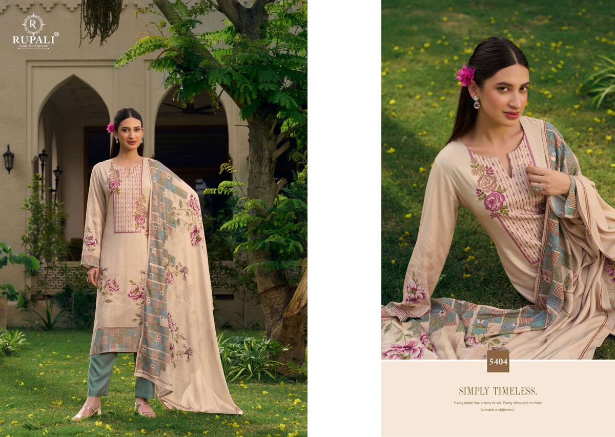 Rupali Fashion Kritika Pashmina Digital Printed Dress Material