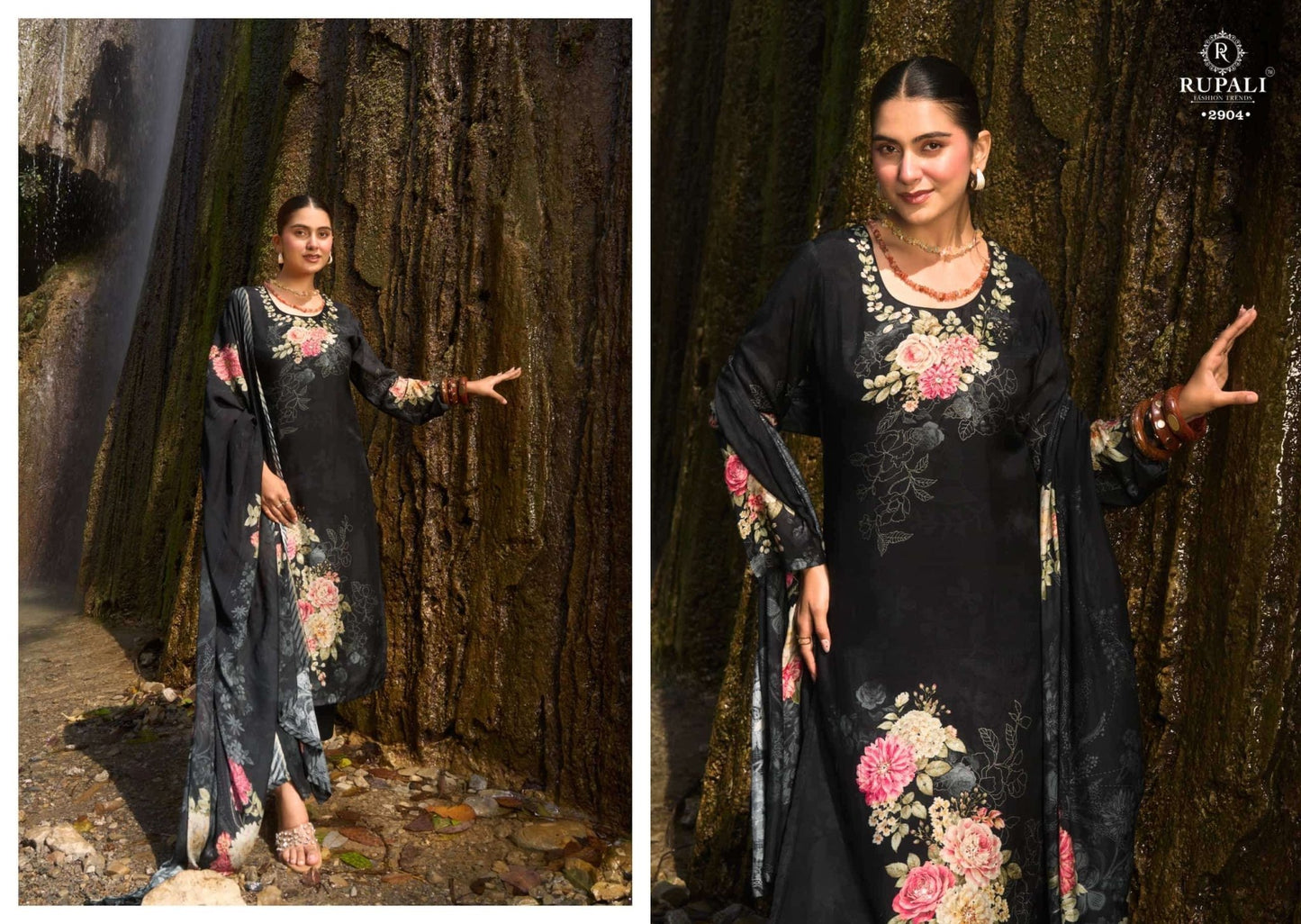 Rupali Fashion Lake View Muslin Digital Printed Dress Material - Amrah Wholesale