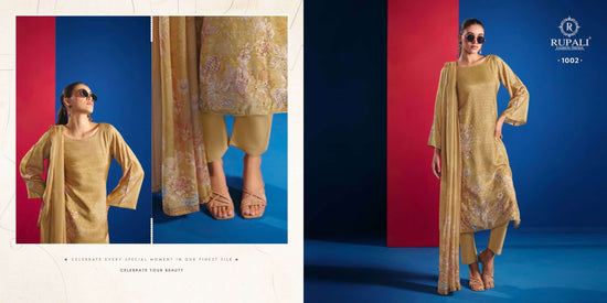 Rupali Fashion Mehar Dress Material Wholesale Catalogue - Amrah Wholesale