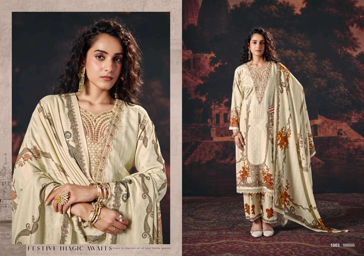 Rupali Fashion Mehrin Viscose Pashmina Dress Material