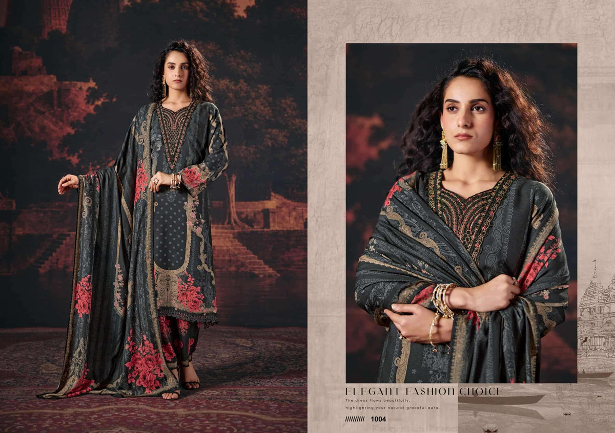 Rupali Fashion Mehrin Viscose Pashmina Dress Material