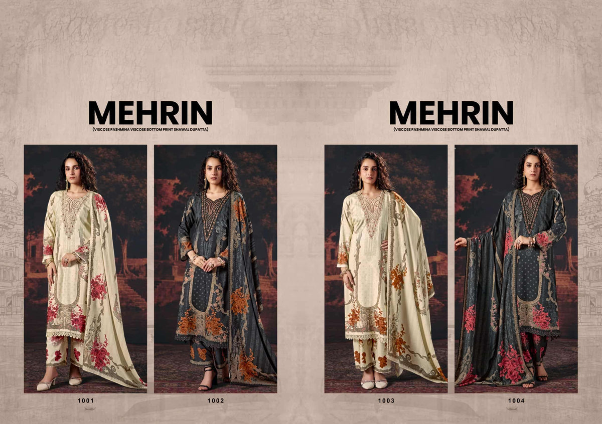 Rupali Fashion Mehrin Viscose Pashmina Dress Material