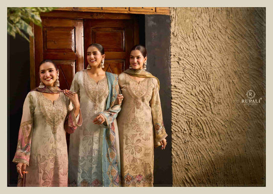 Rupali Fashion Nivoraa Viscose Gajji Jacquard Designer Dress Material