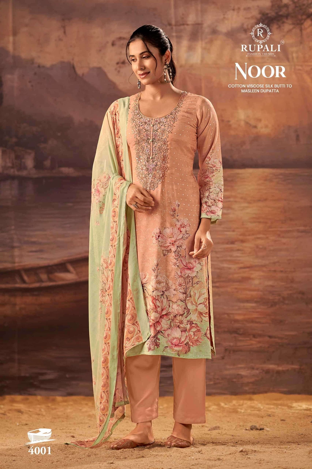 Rupali Fashion Noor Dress Material Wholesale Catalogue - Amrah Wholesale