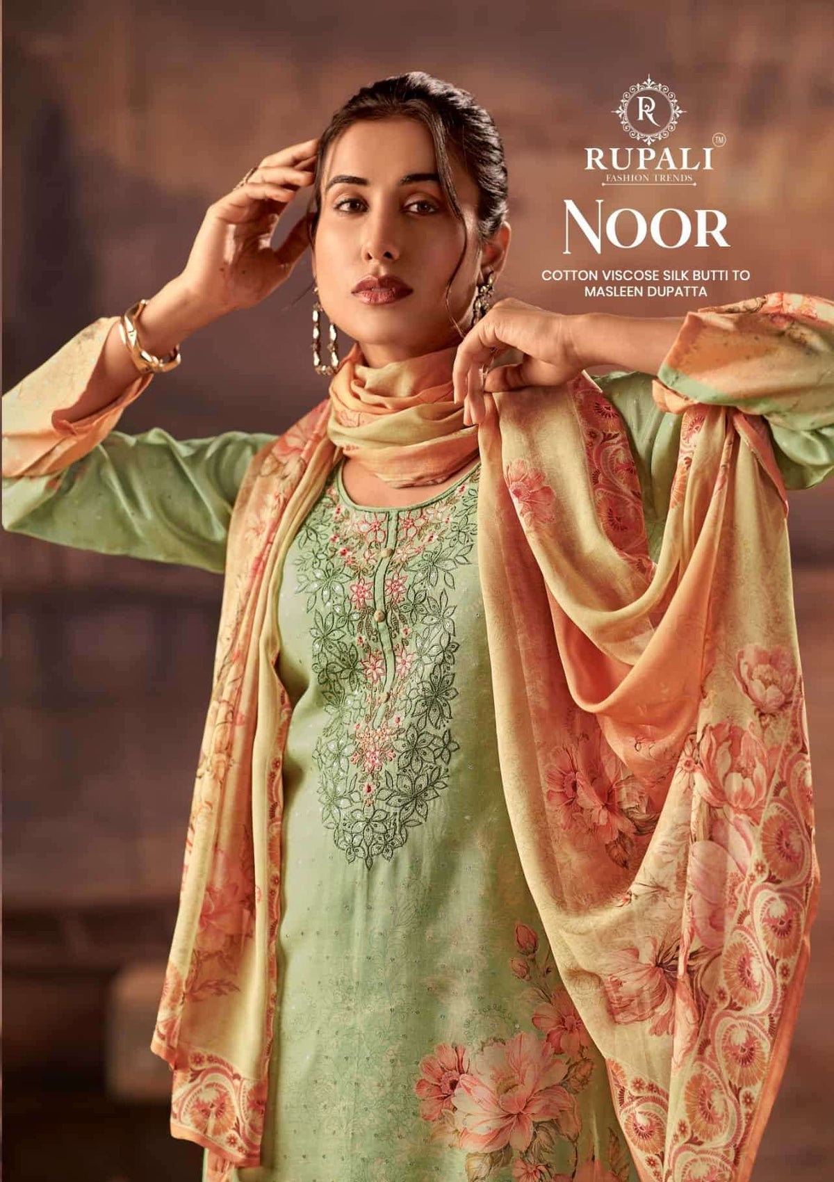 Rupali Fashion Noor Dress Material Wholesale Catalogue - Amrah Wholesale