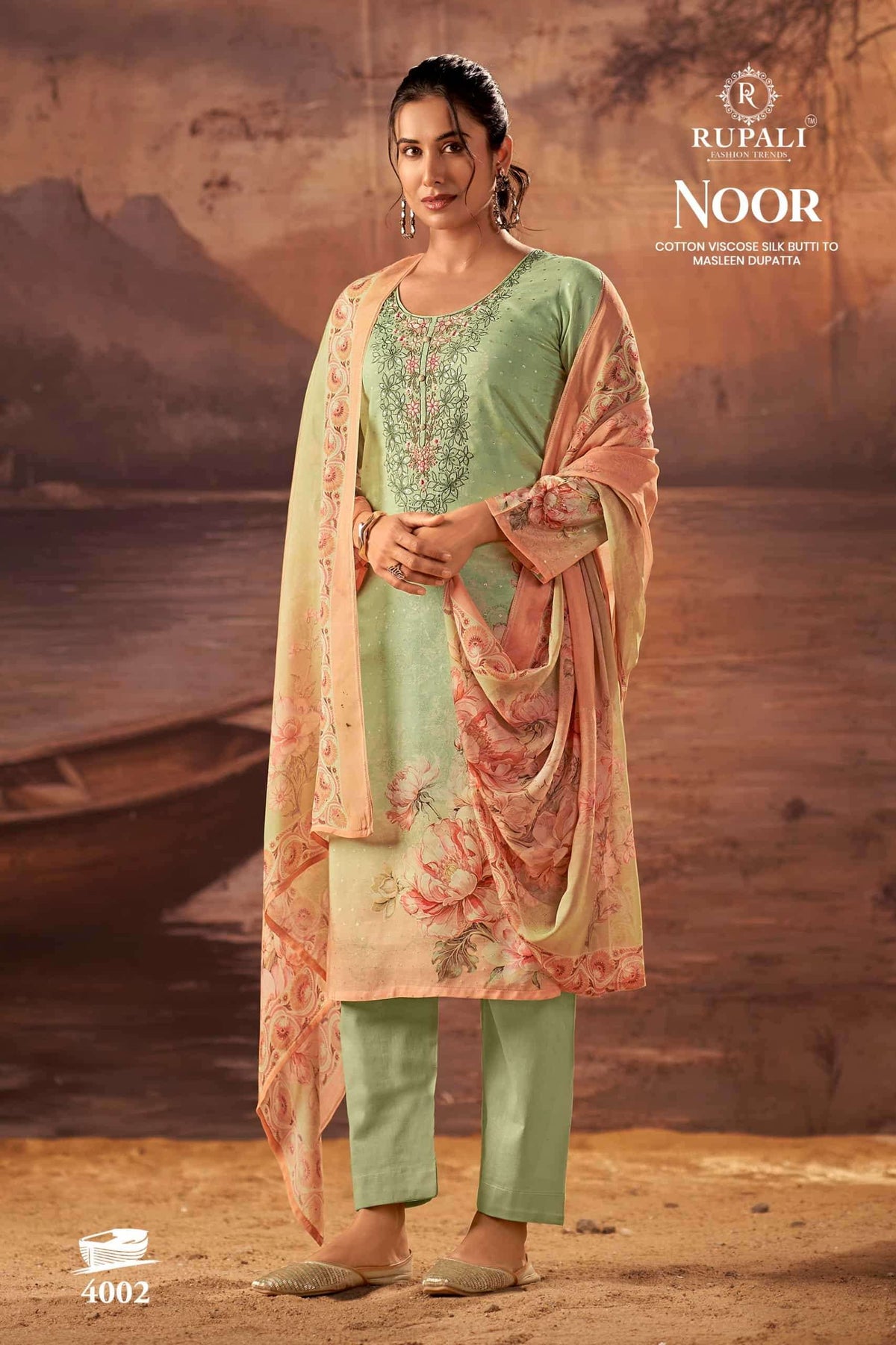 Rupali Fashion Noor Dress Material Wholesale Catalogue - Amrah Wholesale