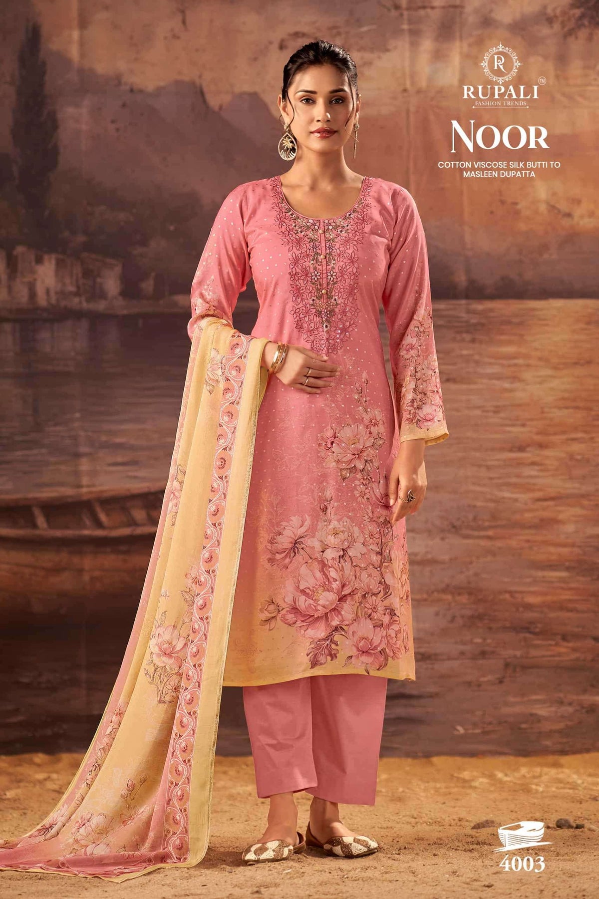 Rupali Fashion Noor Dress Material Wholesale Catalogue - Amrah Wholesale