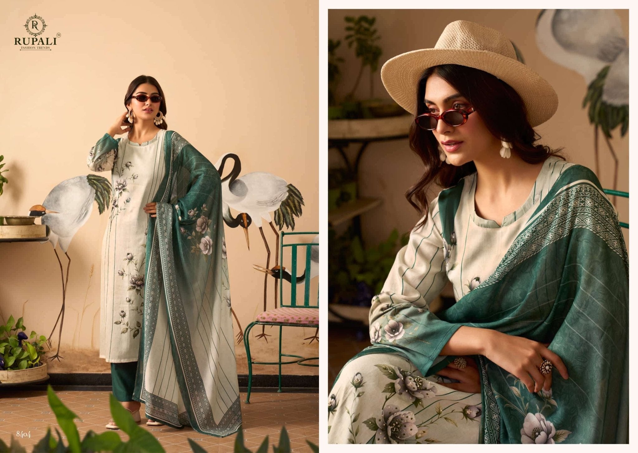 Rupali Fashion Portfolio Jam Satin Digital Printed Dress Material - Amrah Wholesale