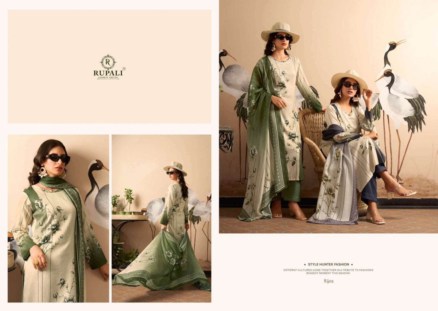 Rupali Fashion Portfolio Jam Satin Digital Printed Dress Material - Amrah Wholesale