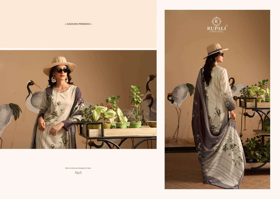 Rupali Fashion Portfolio Jam Satin Digital Printed Dress Material - Amrah Wholesale