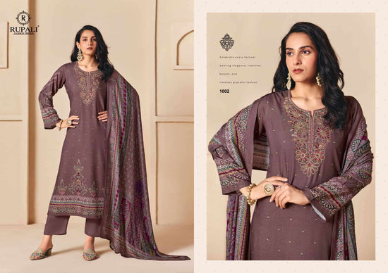 Rupali Fashion Radhika Viscose Pashmina Unstitched Dress Material