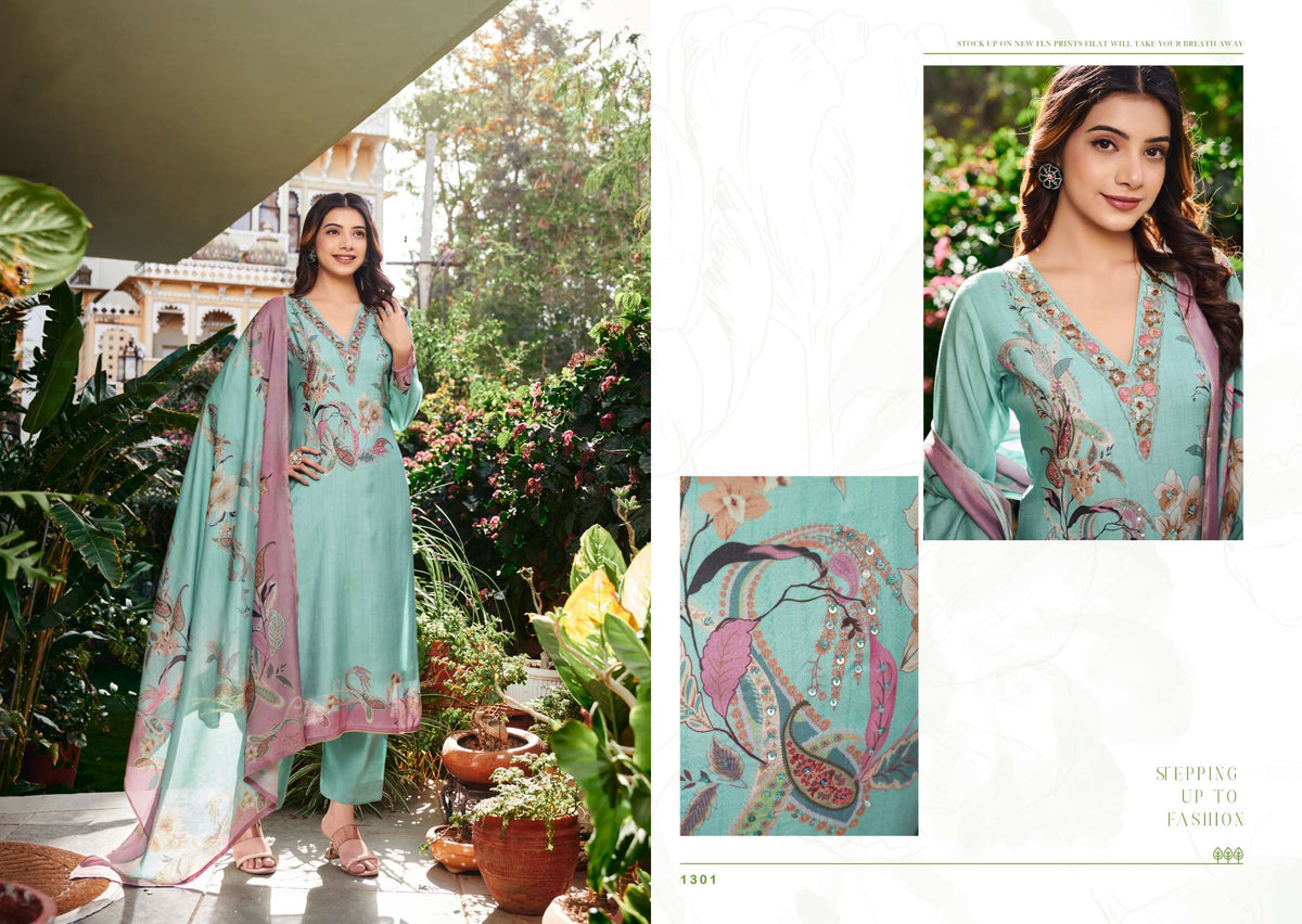 Rupali Fashion Rahi Vol 2 Digital Printed Muslin Salwar Suit